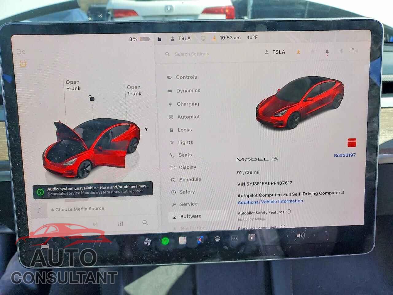 TESLA MODEL 3 2023 - 5YJ3E1EA6PF487612