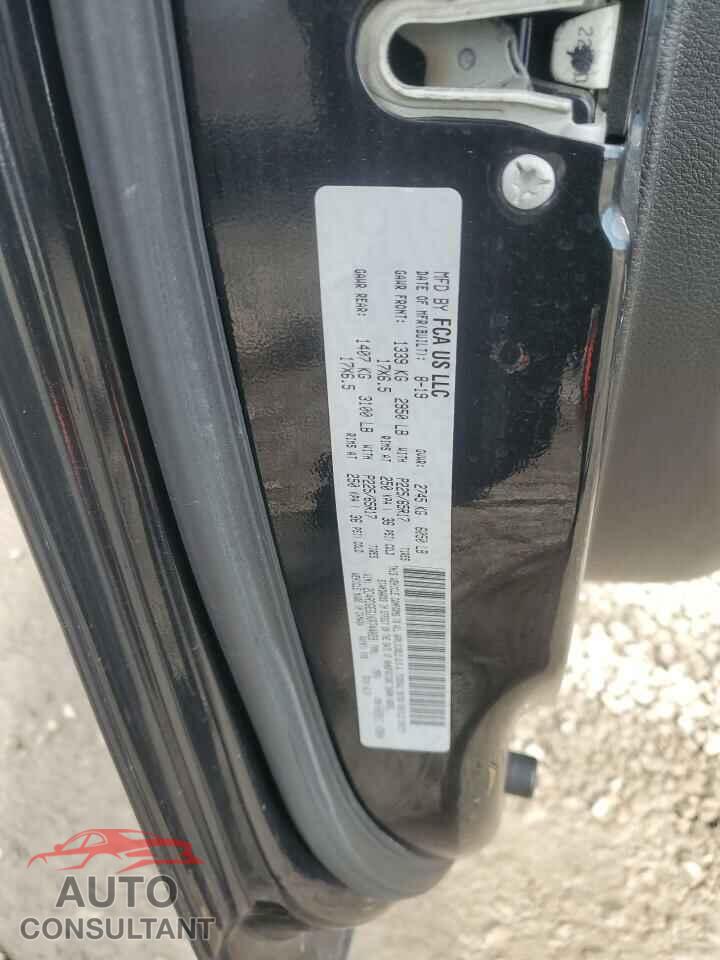 DODGE CARAVAN 2019 - 2C4RDGEG1KR744029