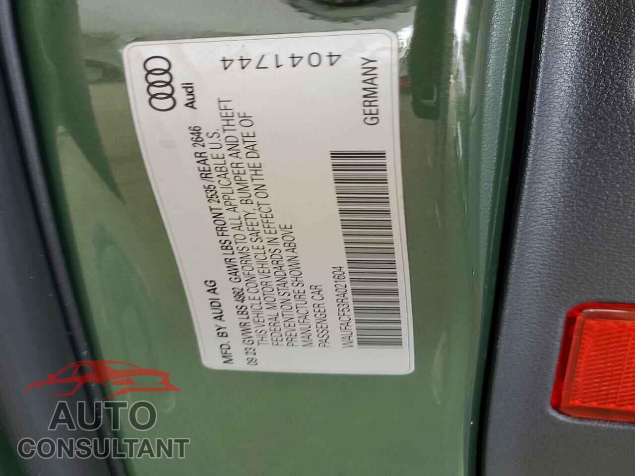 AUDI A5 2024 - WAUFACF53RA021604