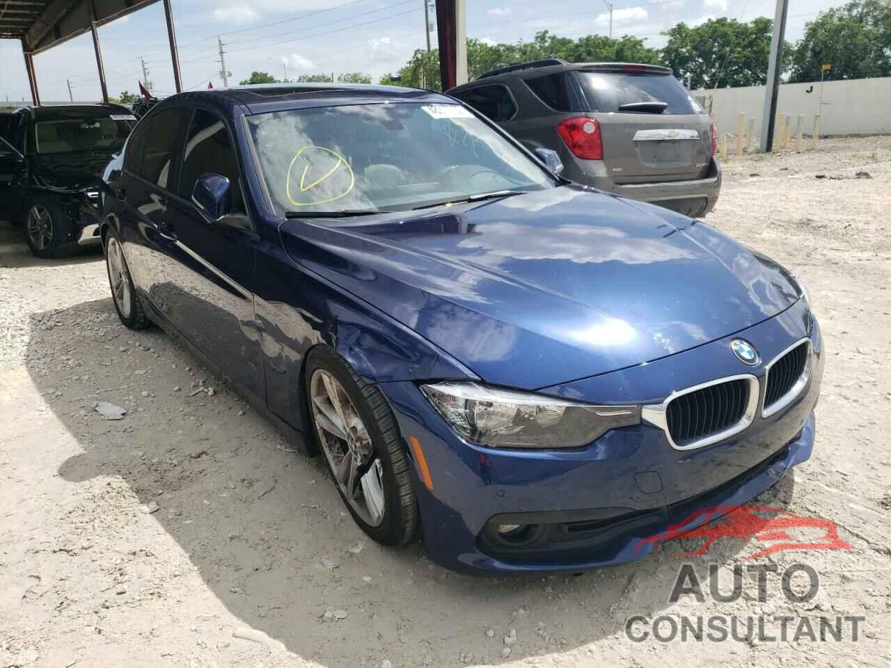 BMW 3 SERIES 2017 - WBA8E1G51HNU14928
