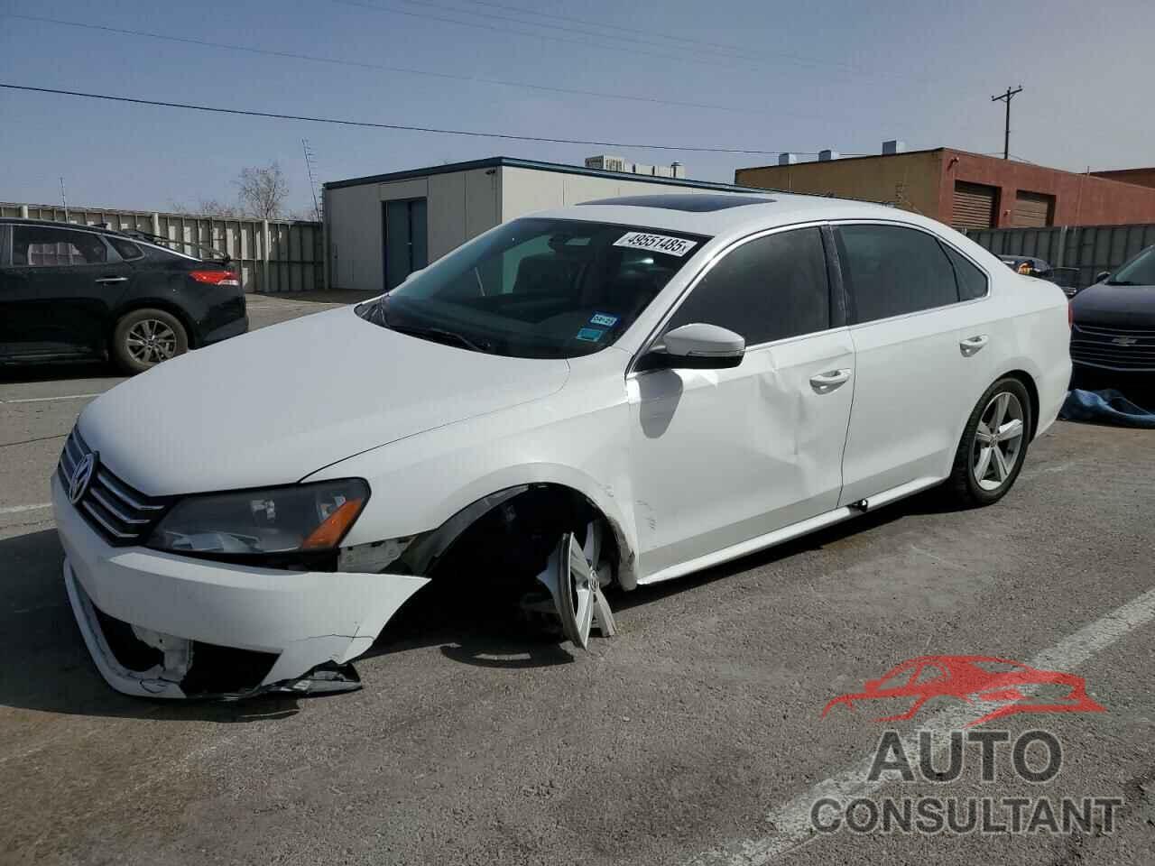 VOLKSWAGEN PASSAT 2013 - 1VWBP7A3XDC106446