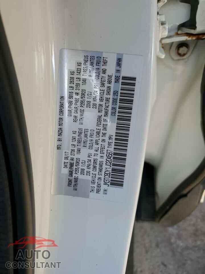 MAZDA CX-9 2018 - JM3TCBDY1J0204587
