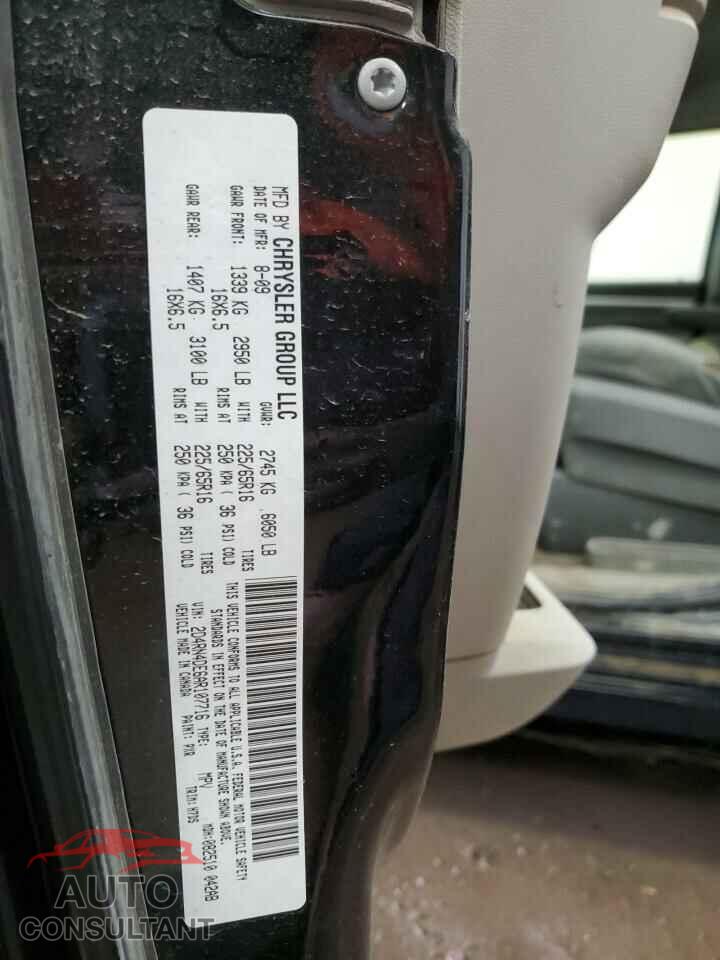 DODGE CARAVAN 2010 - 2D4RN4DE6AR107716