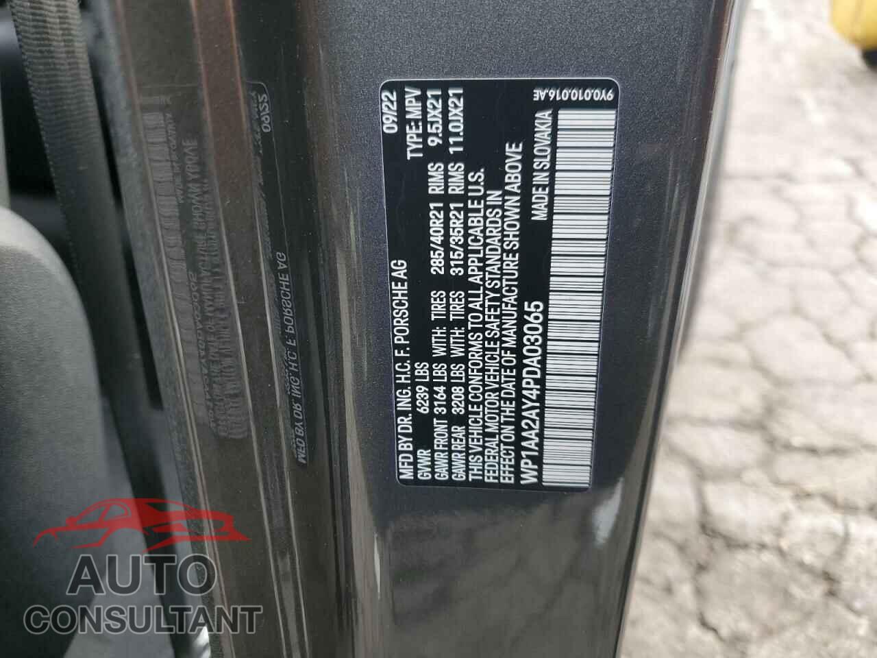 PORSCHE CAYENNE BA 2023 - WP1AA2AY4PDA03065