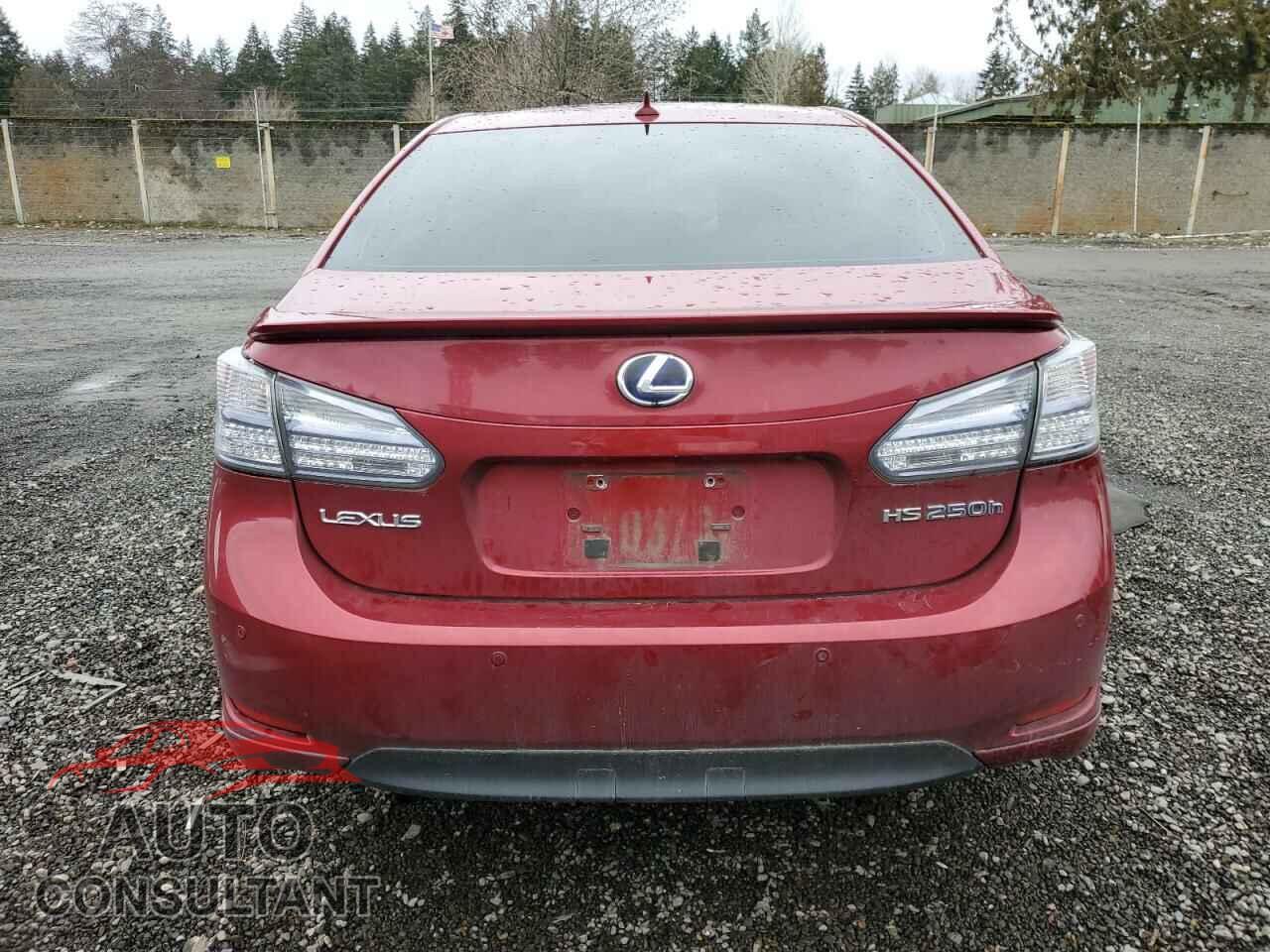 LEXUS HS 2010 - JTHBB1BA6A2016805