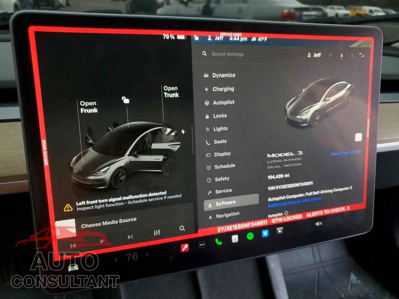TESLA MODEL 3 2022 - 5YJ3E1EB5NF349811