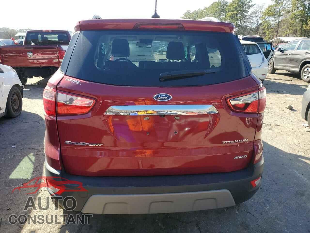 FORD ECOSPORT 2019 - MAJ6S3KL1KC291709