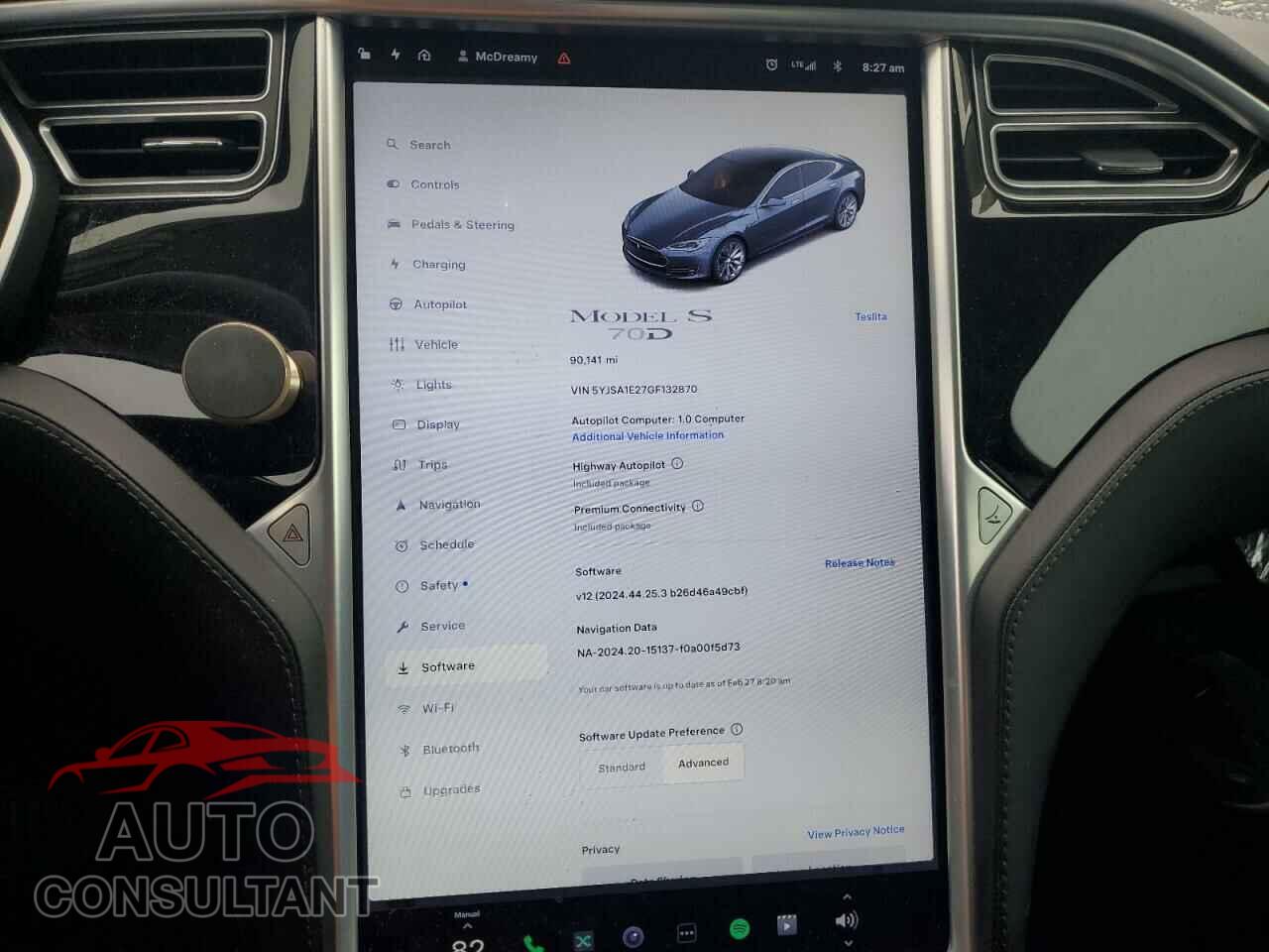 TESLA MODEL S 2016 - 5YJSA1E27GF132870