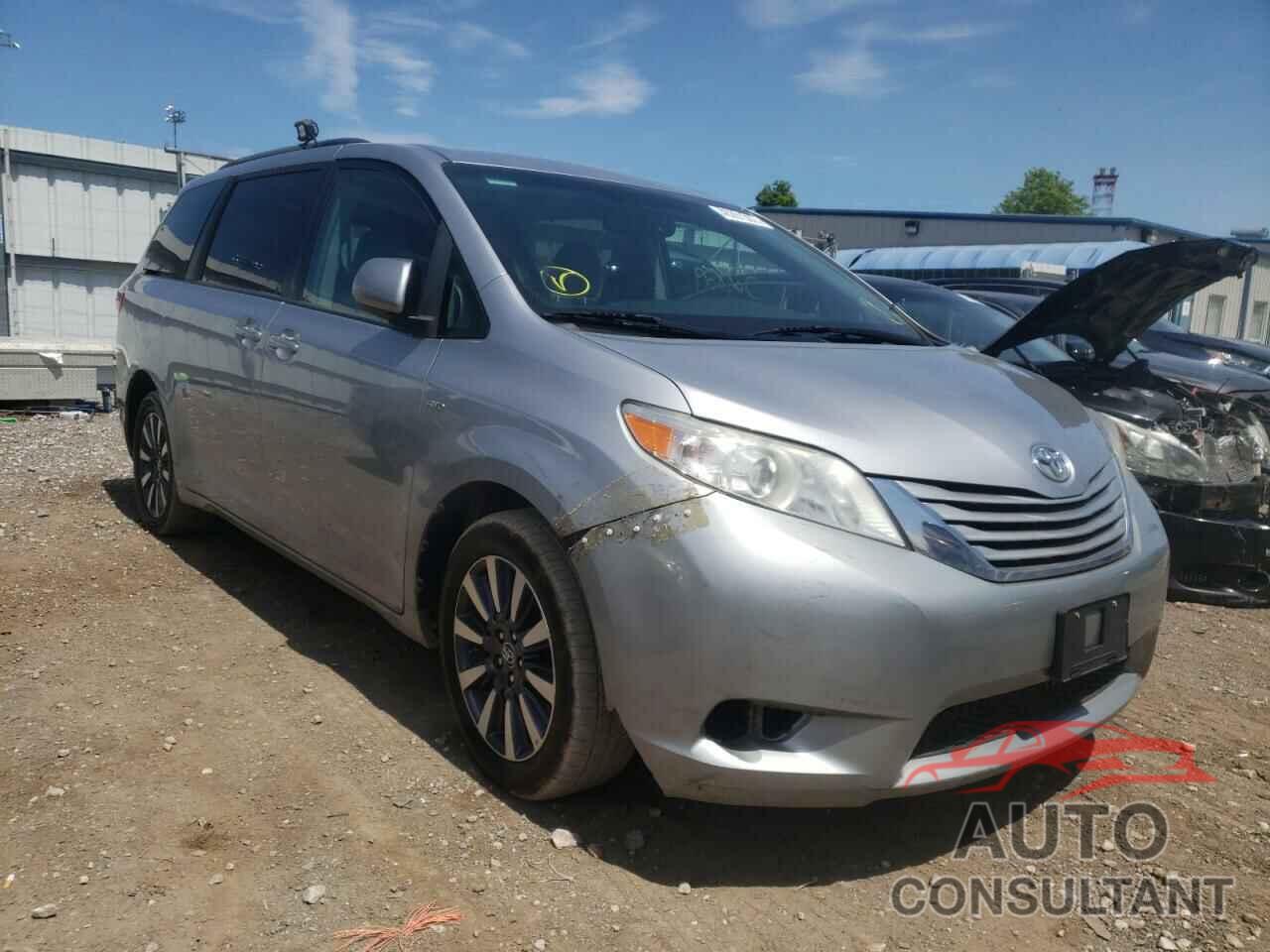 TOYOTA SIENNA 2017 - 5TDJZ3DC0HS155351