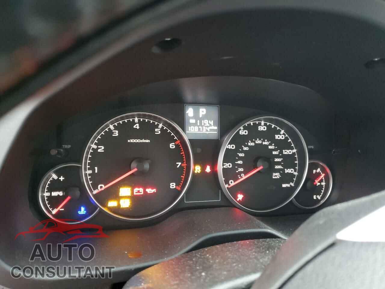 SUBARU OUTBACK 2013 - 4S4BRBCC2D3250971