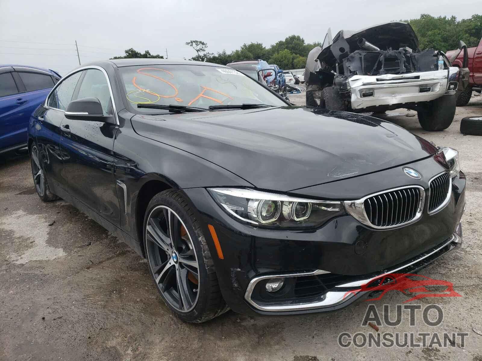 BMW 4 SERIES 2019 - WBA4J5C54KBM65243