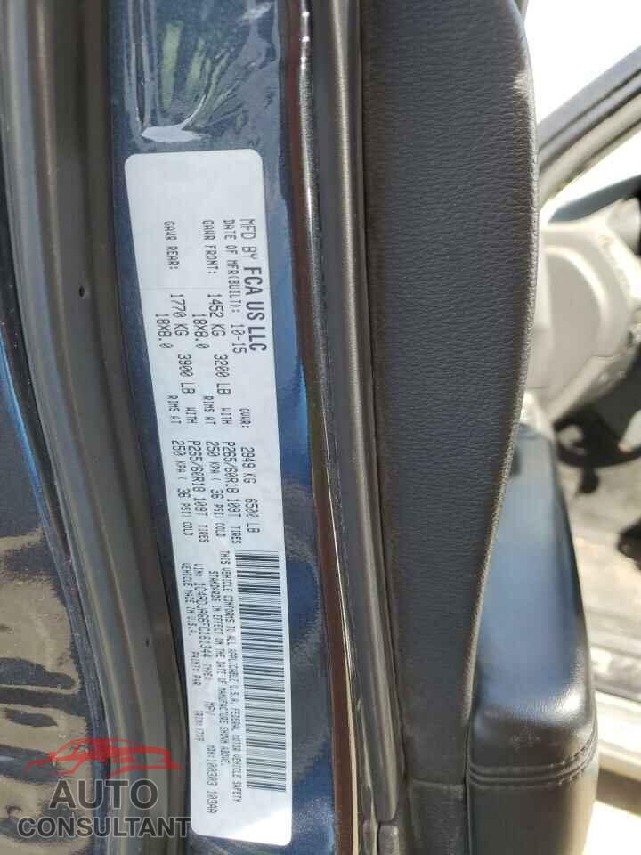 DODGE DURANGO 2015 - 1C4RDJAG6FC161344