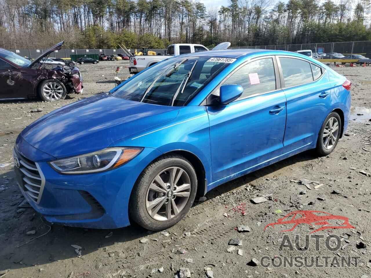 HYUNDAI ELANTRA 2017 - KMHD84LF8HU401782