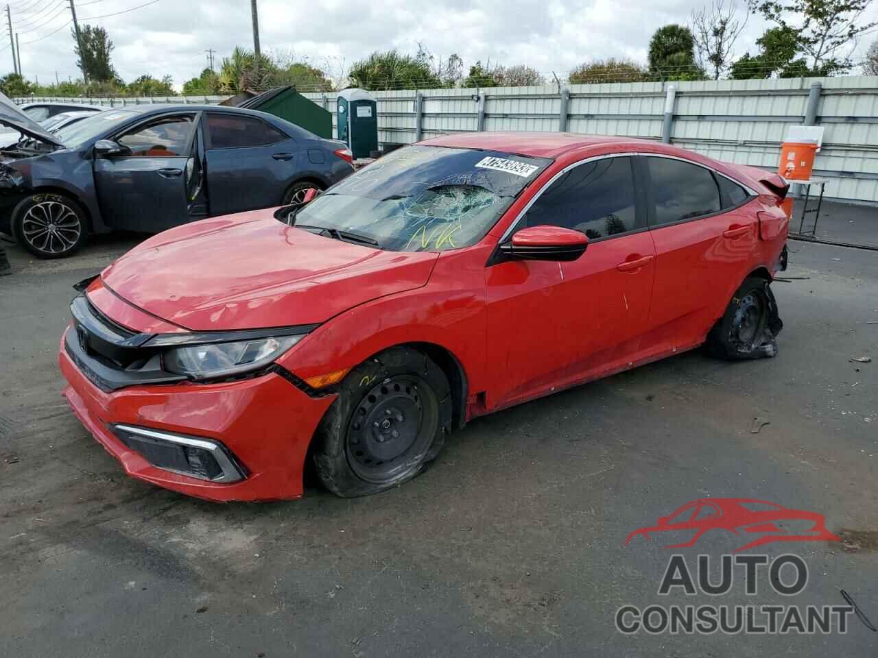 HONDA CIVIC 2019 - 2HGFC2F60KH556589