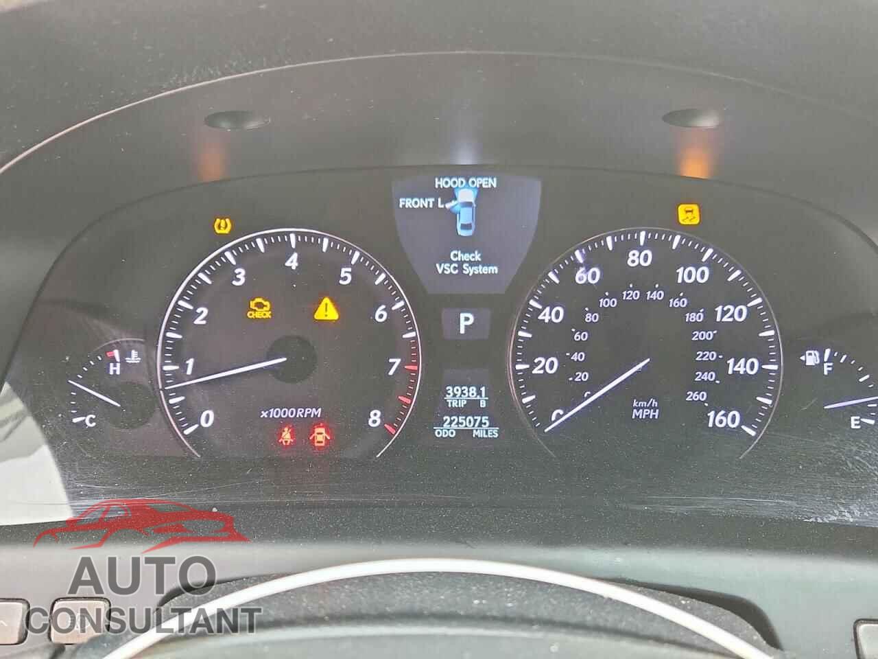 LEXUS LS500 2009 - JTHBL46F595089307