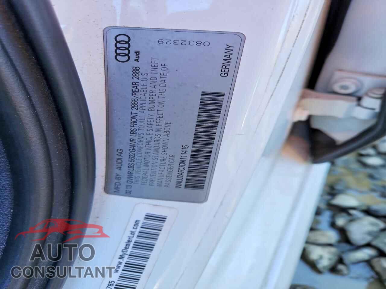 AUDI S6/RS6 2013 - WAUJ2AFC7DN111415