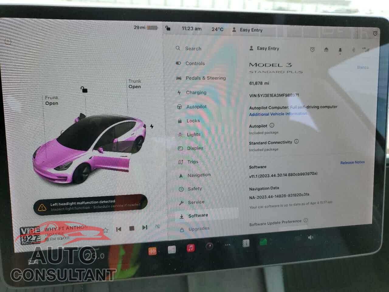 TESLA MODEL 3 2021 - 5YJ3E1EA3MF988971