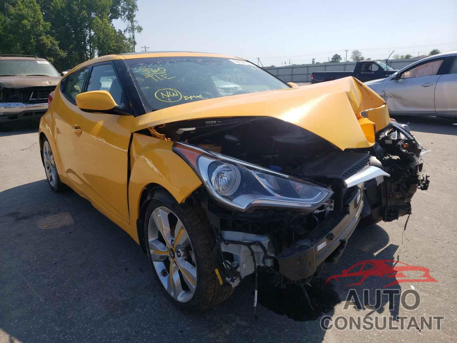 HYUNDAI VELOSTER 2016 - KMHTC6AD6GU303288