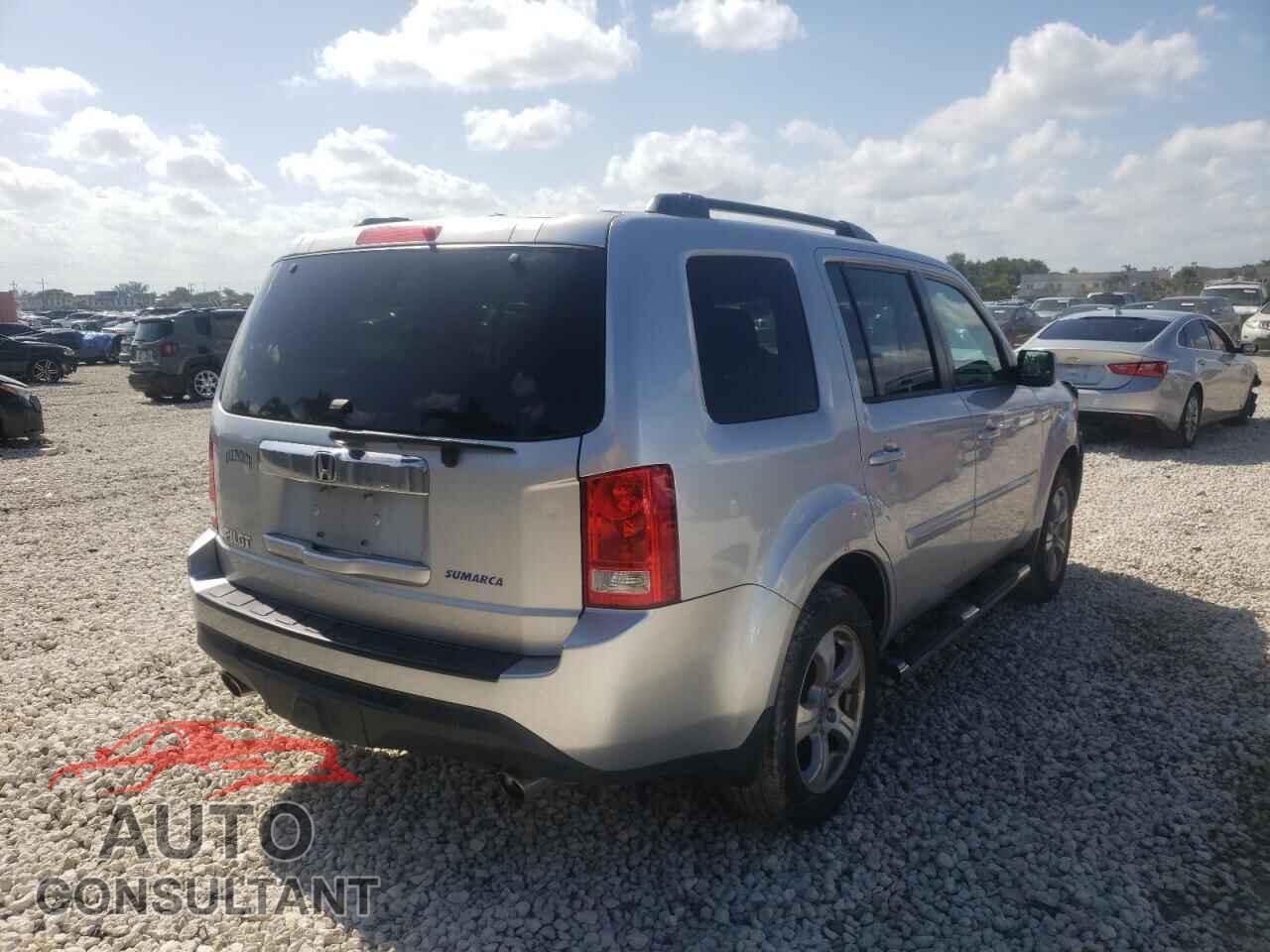 HONDA PILOT 2012 - 5FNYF3H61CB032179
