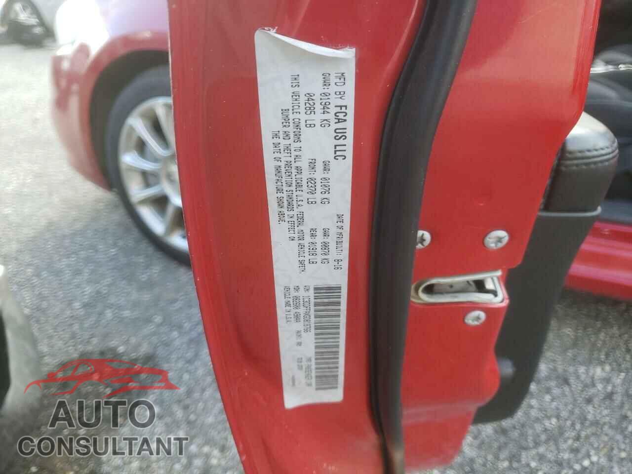 DODGE DART 2016 - 1C3CDFFAXGD818766