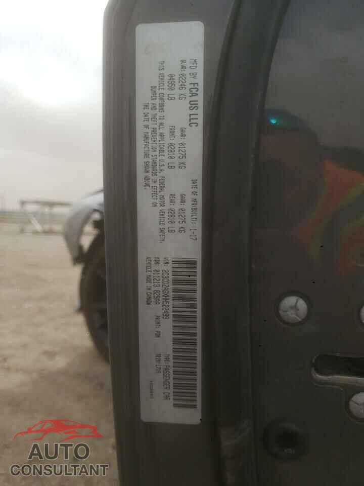 DODGE CHALLENGER 2017 - 2C3CDZAGXHH522499