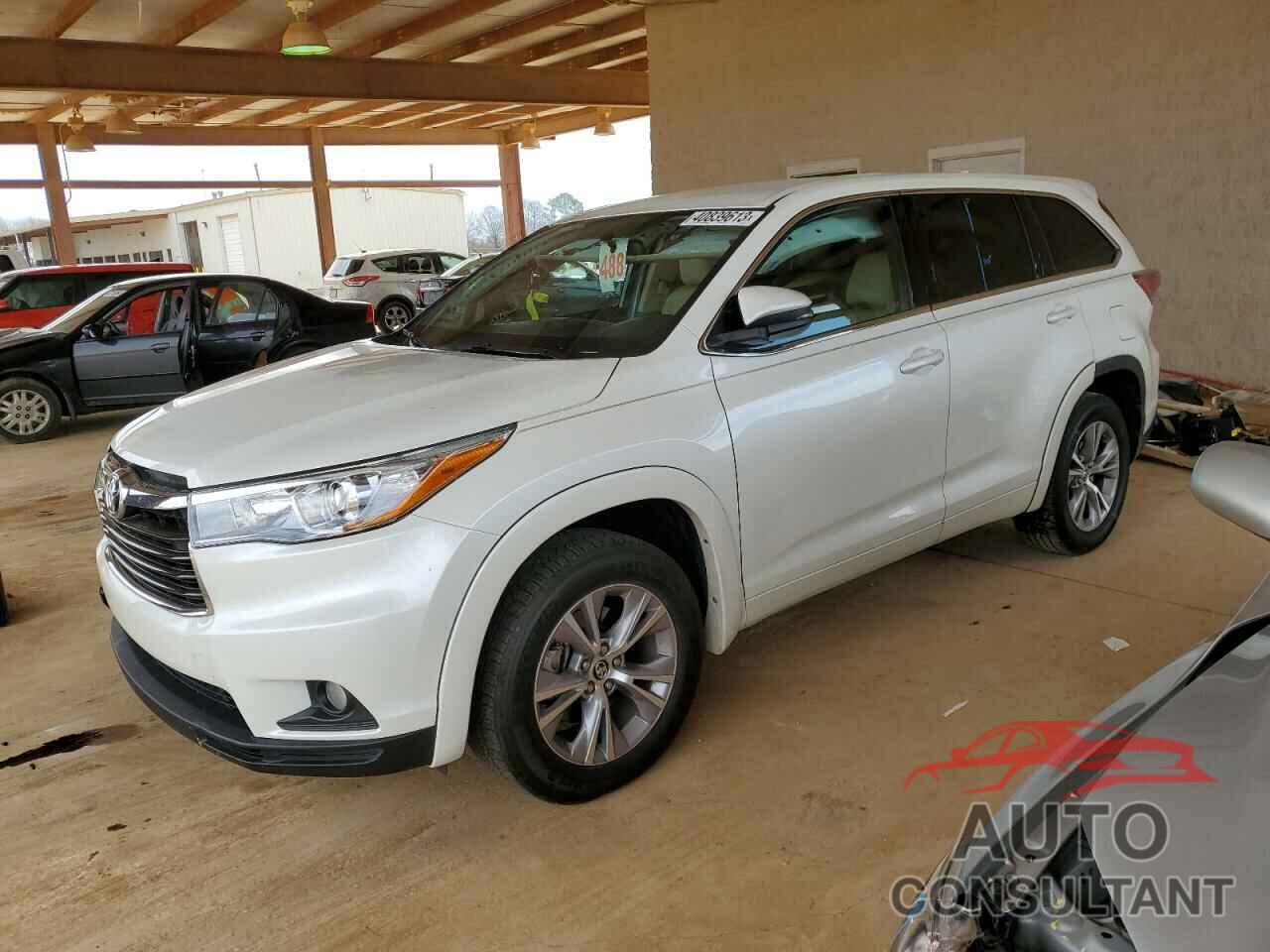 TOYOTA HIGHLANDER 2016 - 5TDZKRFH1GS125759