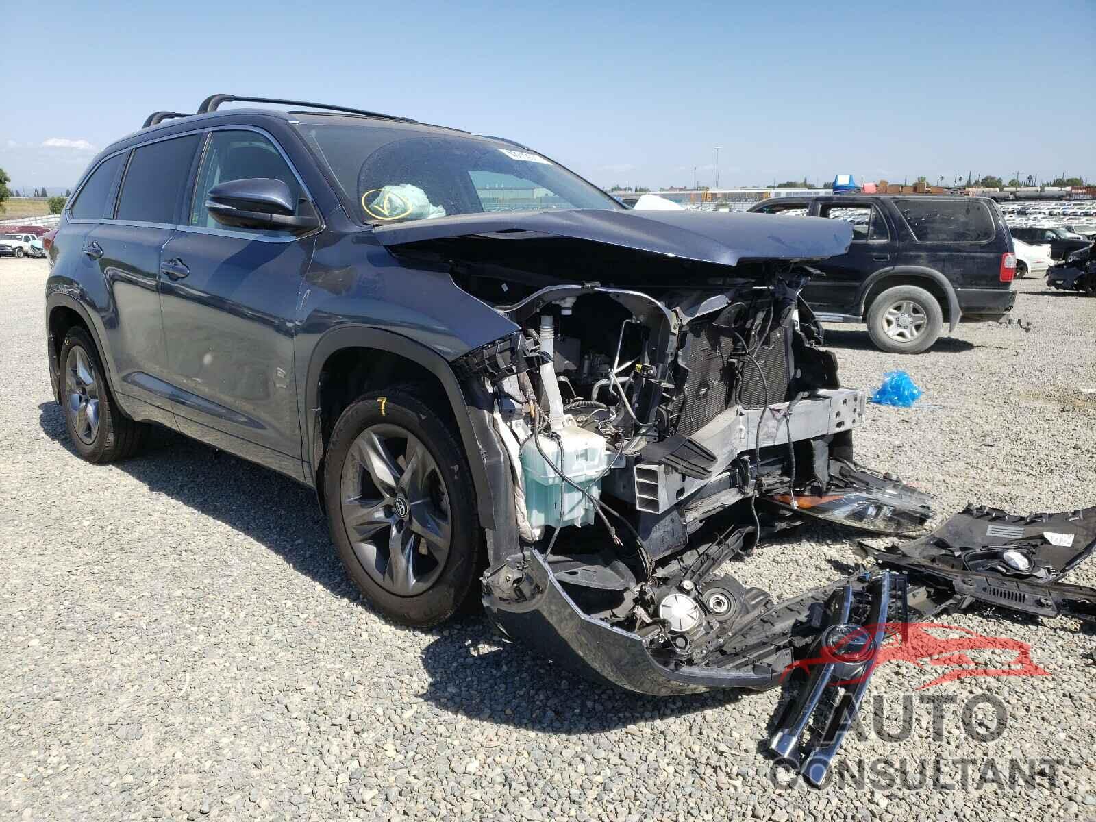 TOYOTA HIGHLANDER 2017 - 5TDDZRFH2HS408291