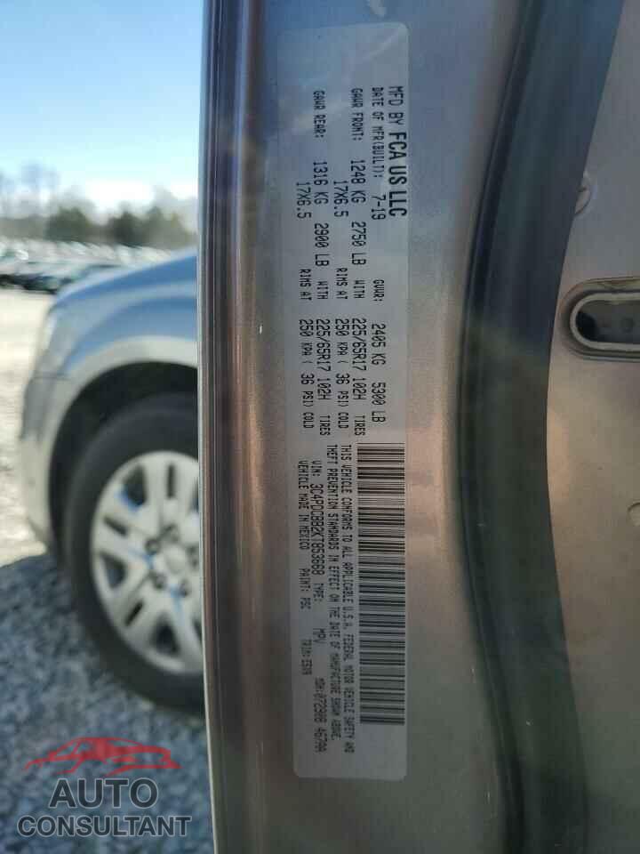DODGE JOURNEY 2019 - 3C4PDCBB2KT853668