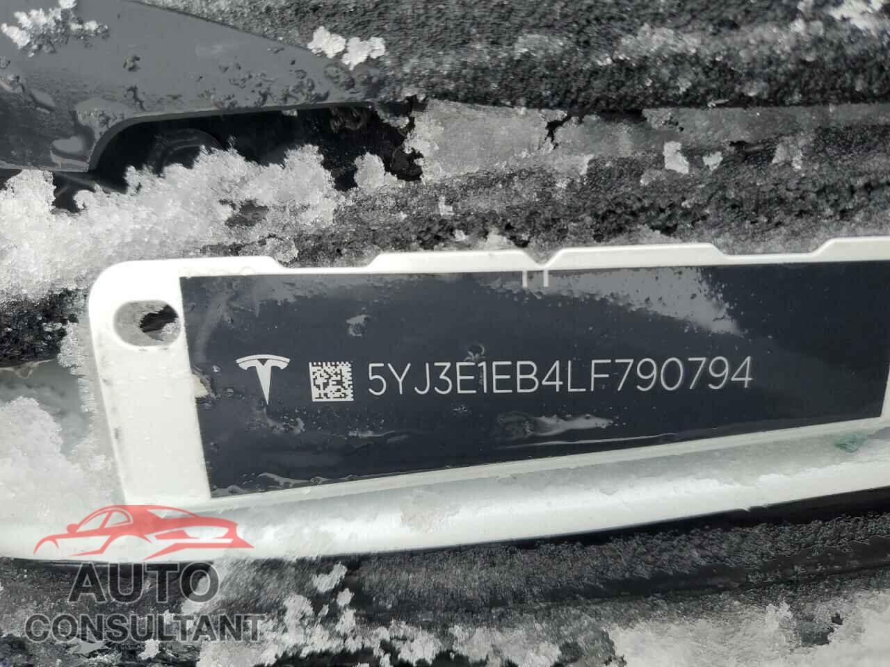 TESLA MODEL 3 2020 - 5YJ3E1EB4LF790794