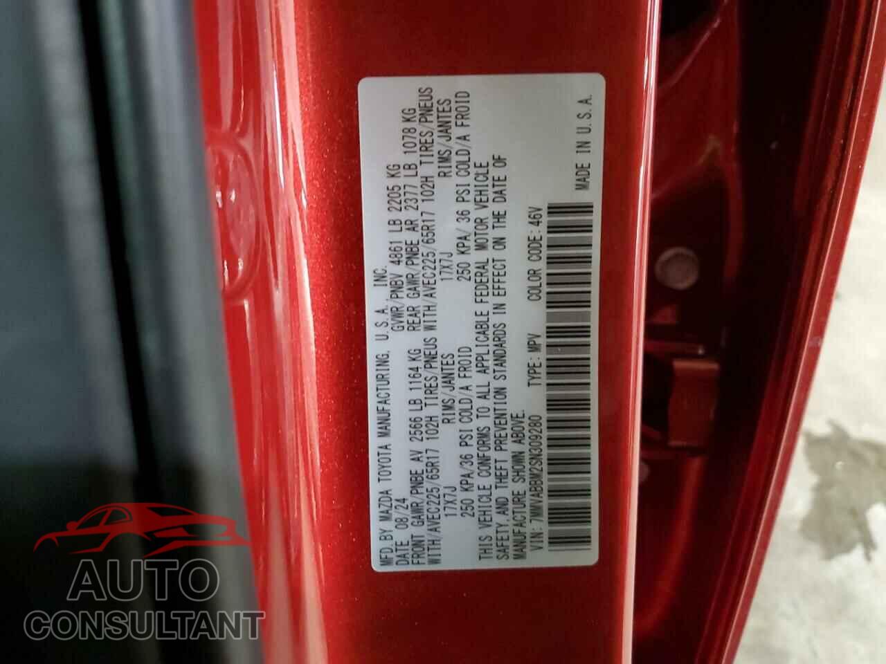 MAZDA CX-50 PREF 2025 - 7MMVABBM2SN309280