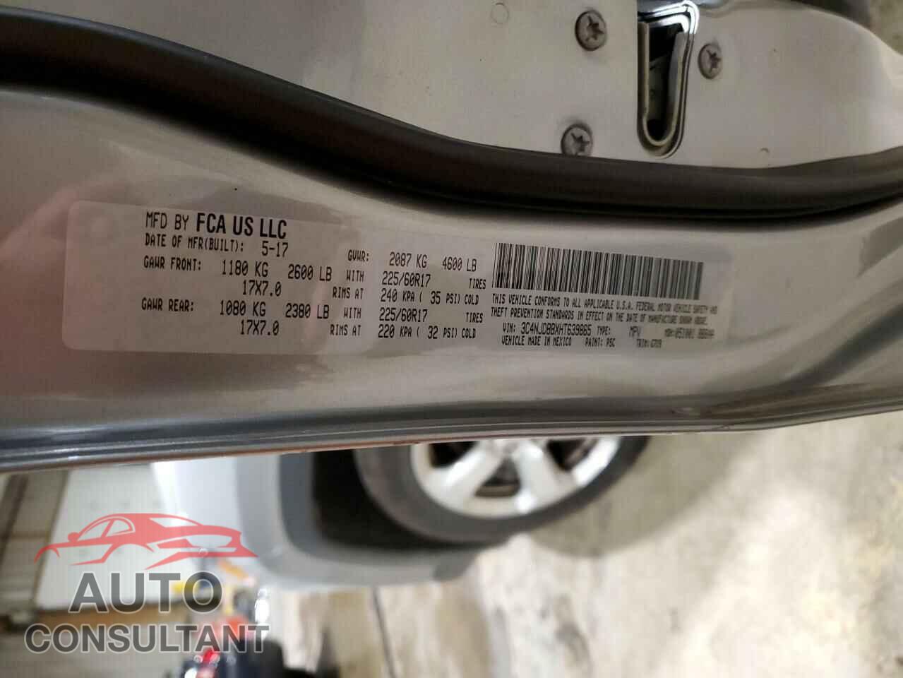 JEEP COMPASS 2017 - 3C4NJDBBXHT639865