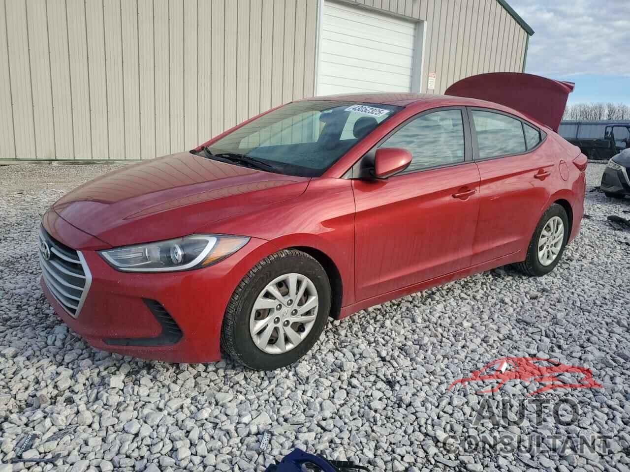 HYUNDAI ELANTRA 2017 - 5NPD74LF4HH081653