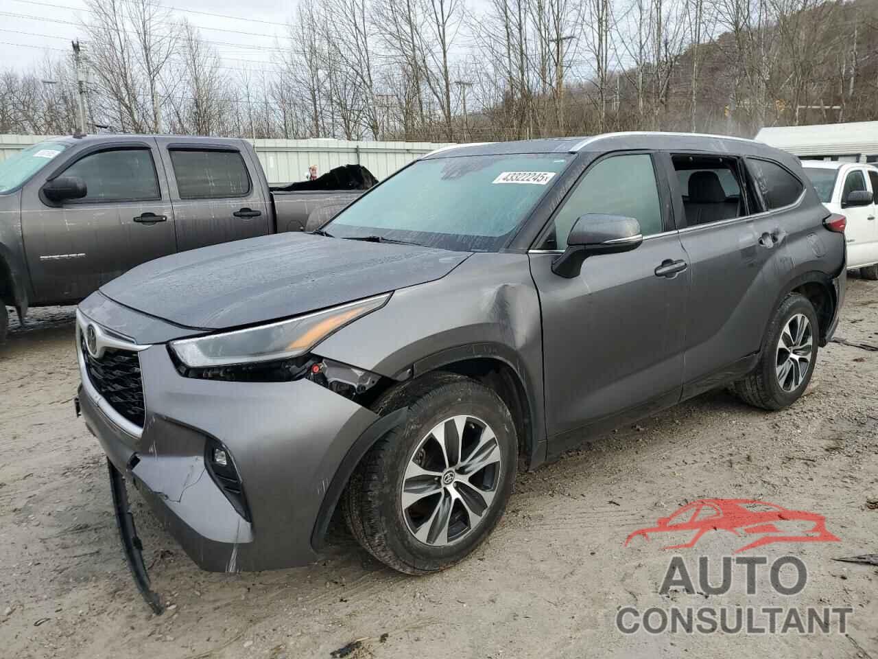 TOYOTA HIGHLANDER 2021 - 5TDGZRAH1MS041527