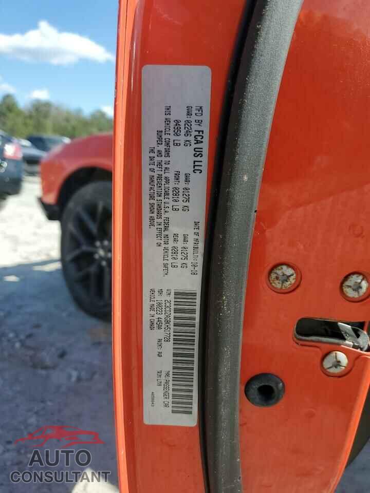 DODGE CHALLENGER 2019 - 2C3CDZAG8KH517728