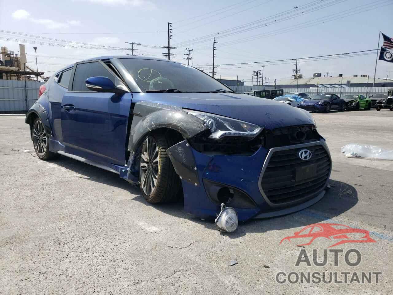 HYUNDAI VELOSTER 2017 - KMHTC6AE9HU314103