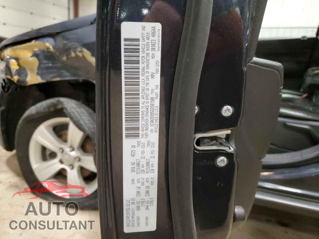 JEEP COMPASS 2016 - 1C4NJDEB5GD587108