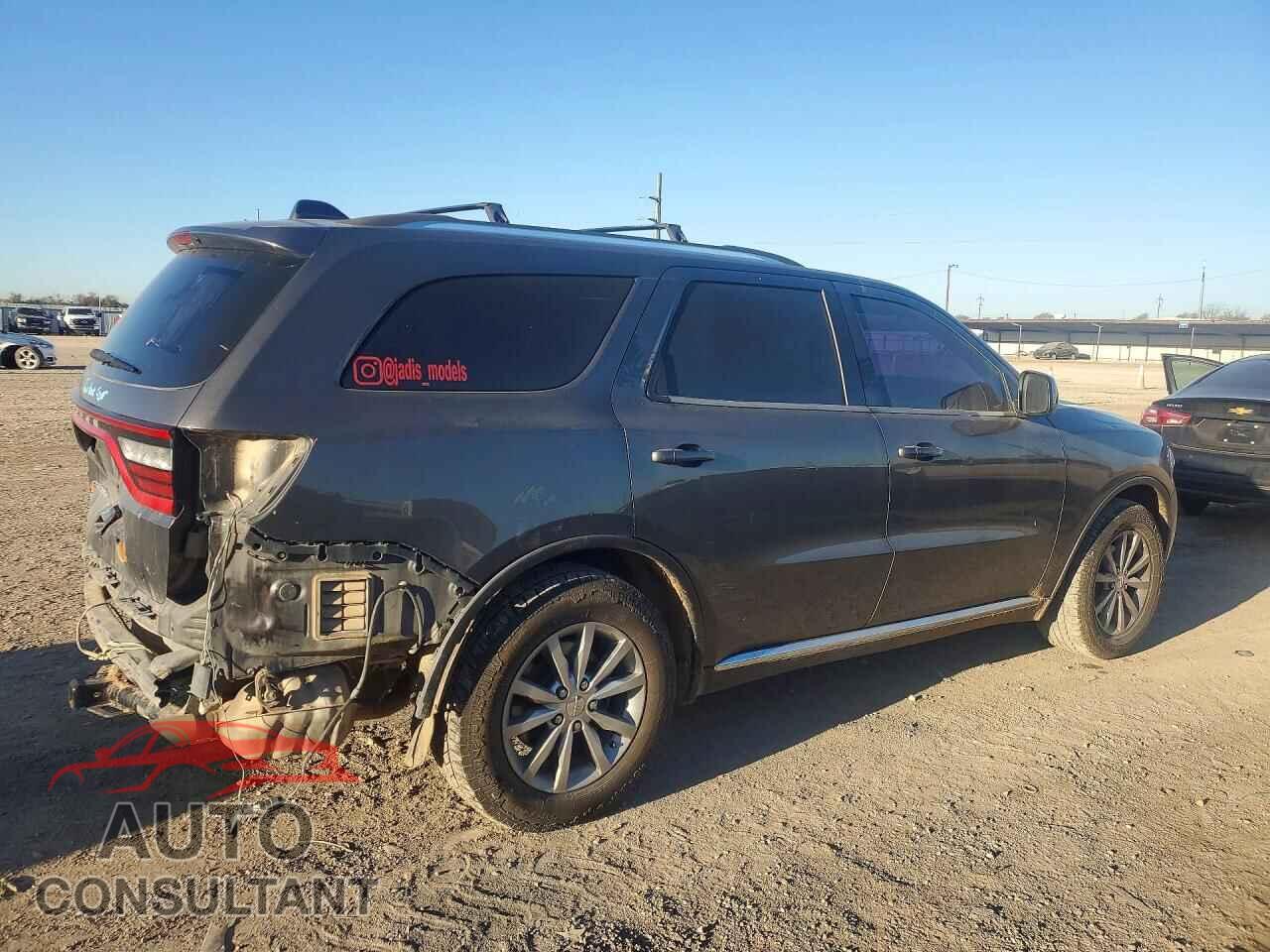 DODGE DURANGO 2017 - 1C4RDHAGXHC829884