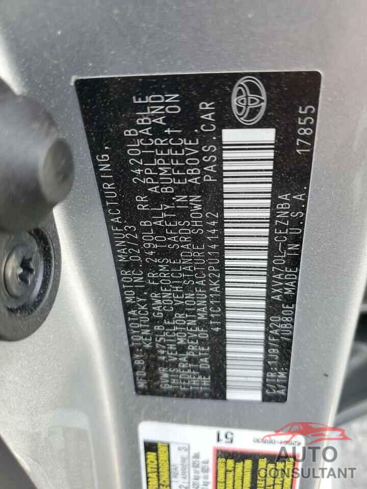 TOYOTA CAMRY 2023 - 4T1C11AK2PU141442