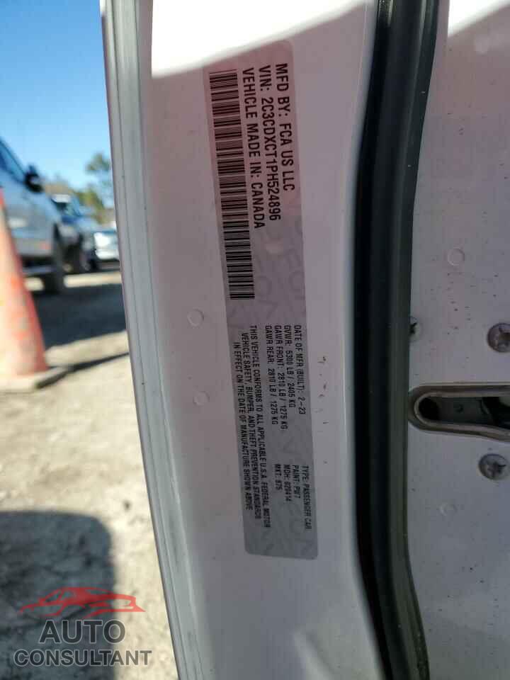 DODGE CHARGER 2023 - 2C3CDXCT1PH524896