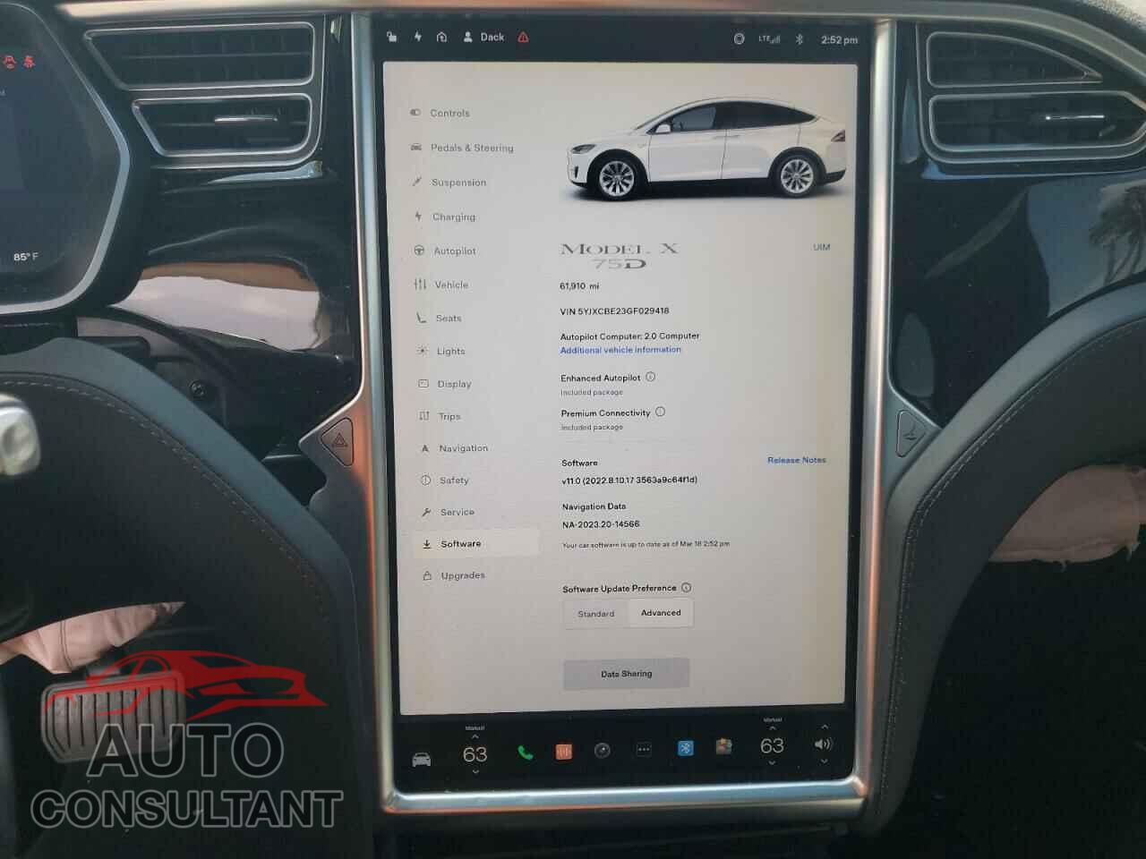 TESLA MODEL X 2016 - 5YJXCBE23GF029418