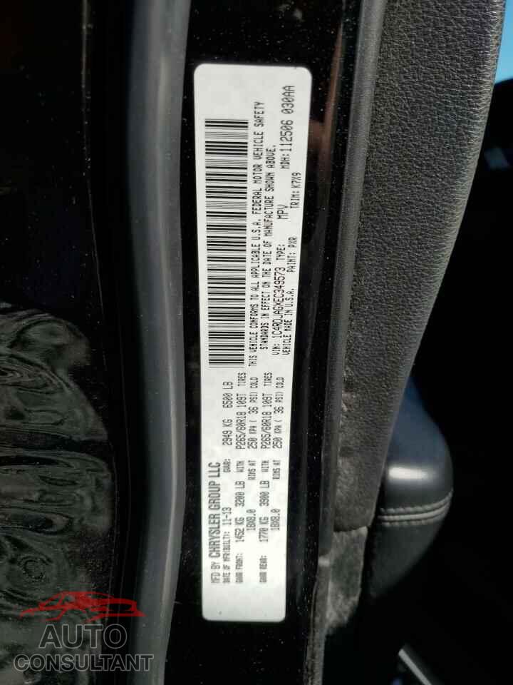 DODGE DURANGO 2014 - 1C4RDJAGXEC349573