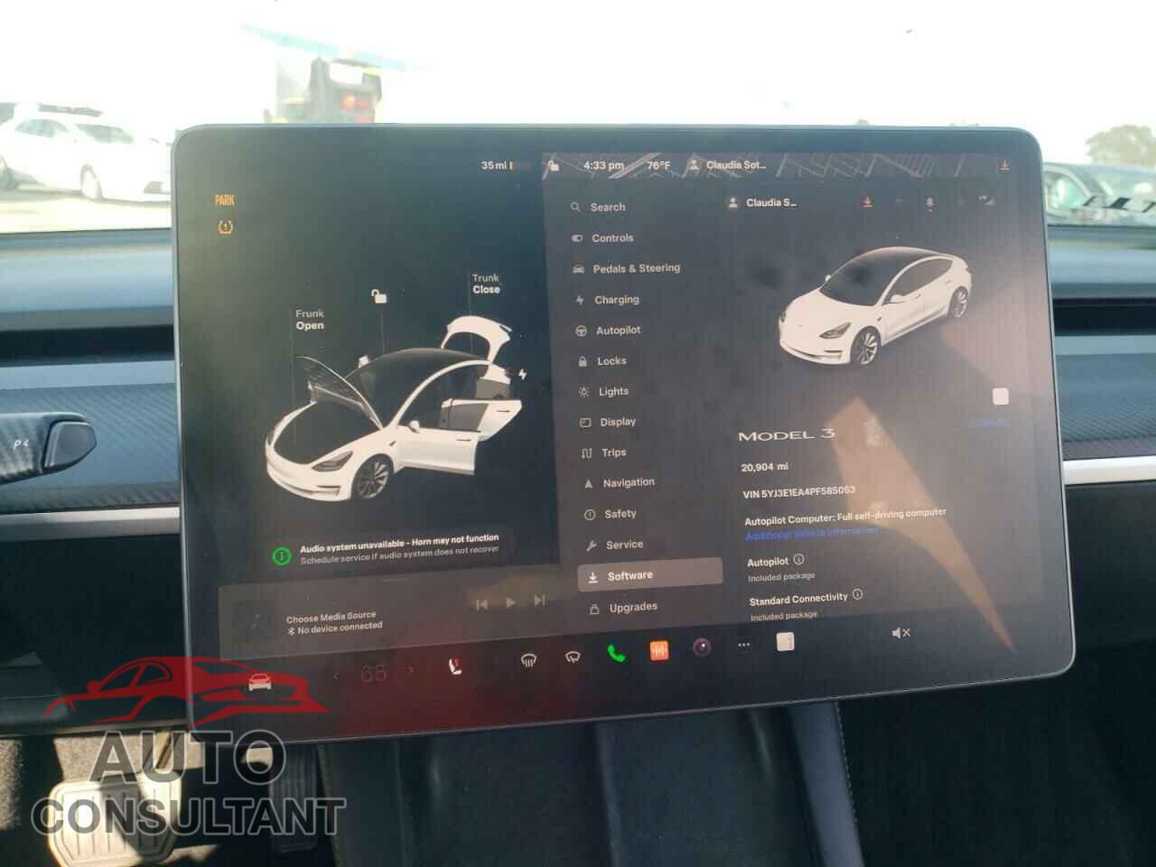 TESLA MODEL 3 2023 - 5YJ3E1EA4PF585053