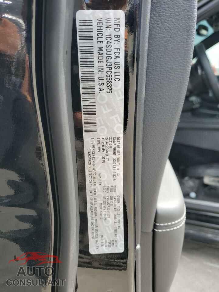DODGE DURANGO 2023 - 1C4SDJGJ3PC658325