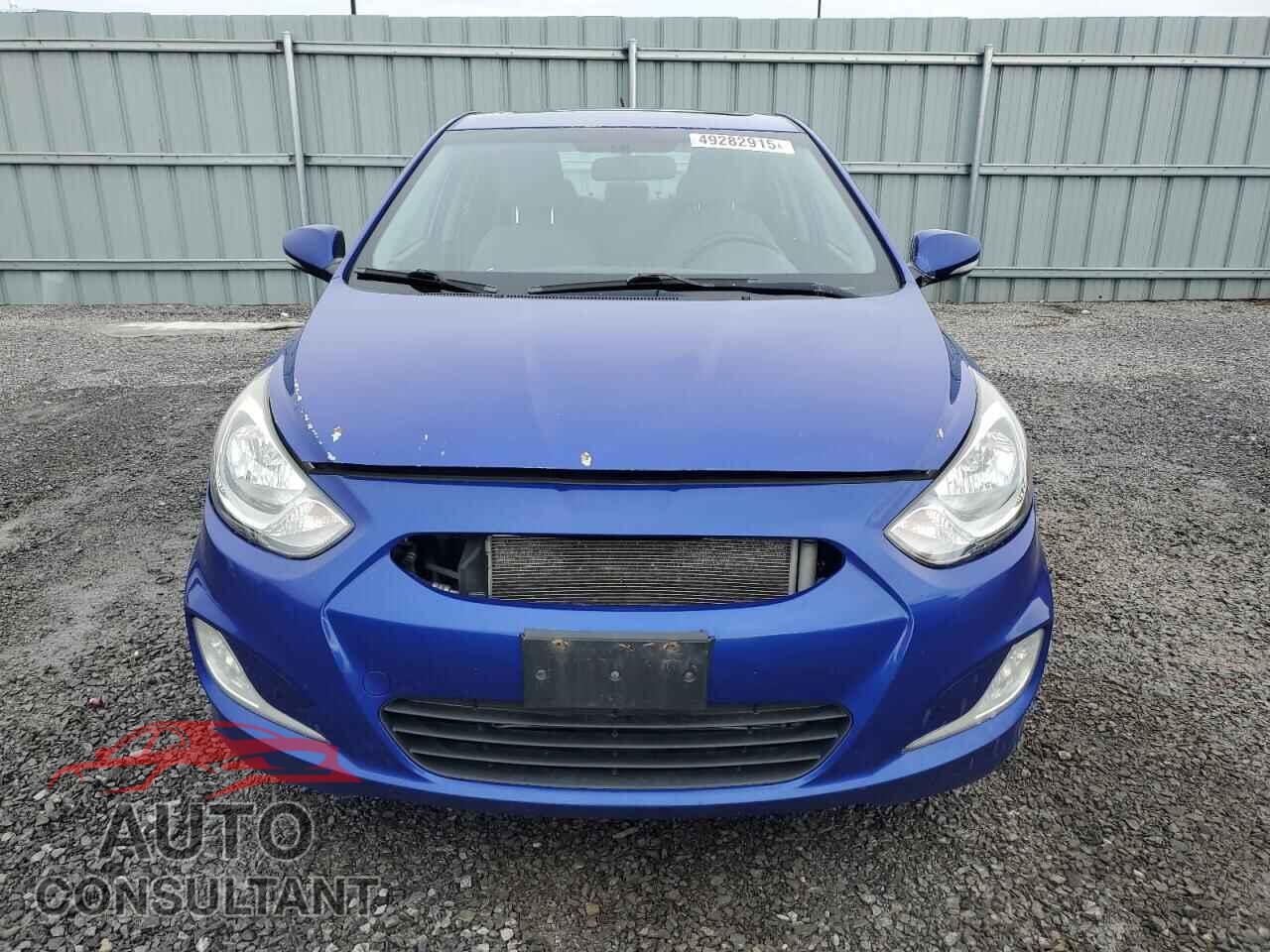 HYUNDAI ACCENT 2012 - KMHCU4AE2CU222647
