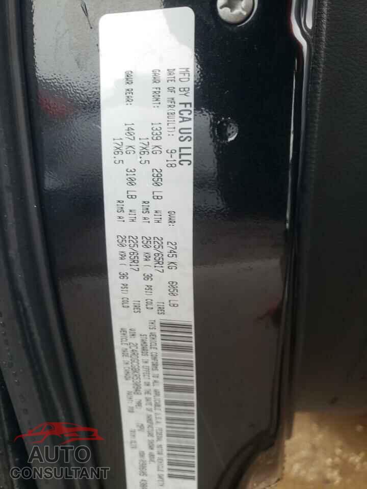 DODGE CARAVAN 2019 - 2C4RDGCG8KR530948