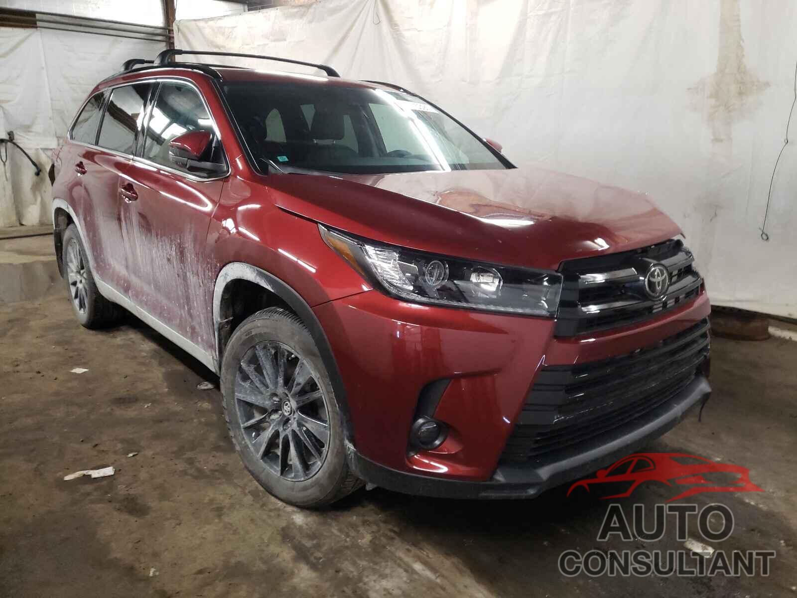TOYOTA HIGHLANDER 2019 - 5TDJZRFH1KS609657