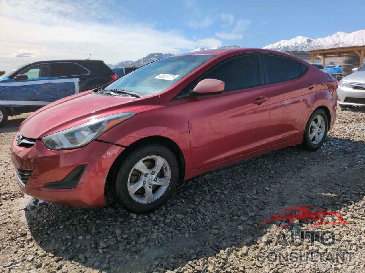 HYUNDAI ELANTRA 2014 - KMHDH4AE0EU199283