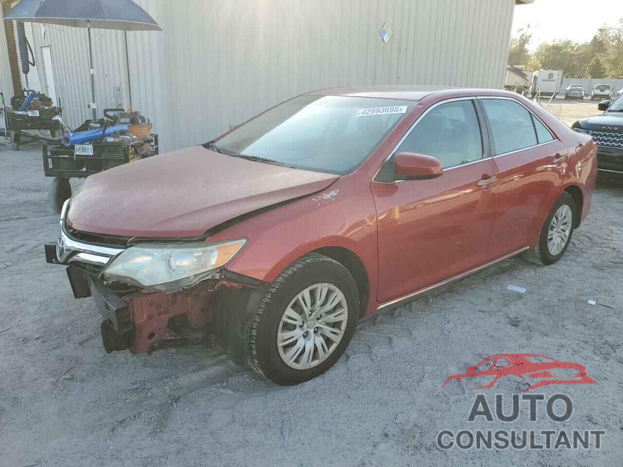 TOYOTA CAMRY 2012 - 4T4BF1FKXCR208648