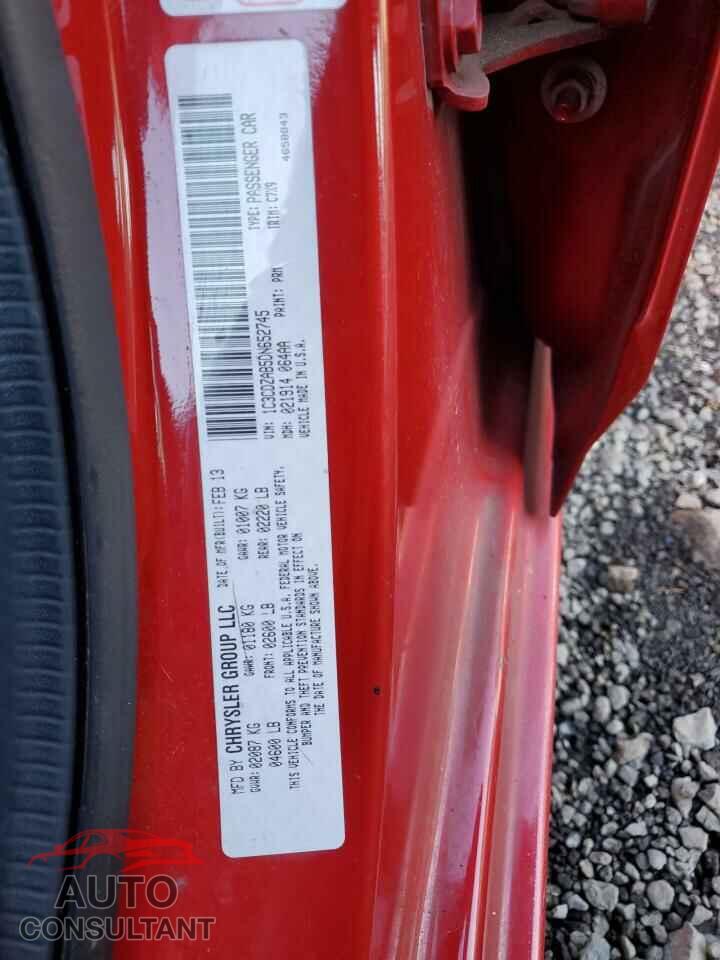 DODGE AVENGER 2013 - 1C3CDZAB5DN652745