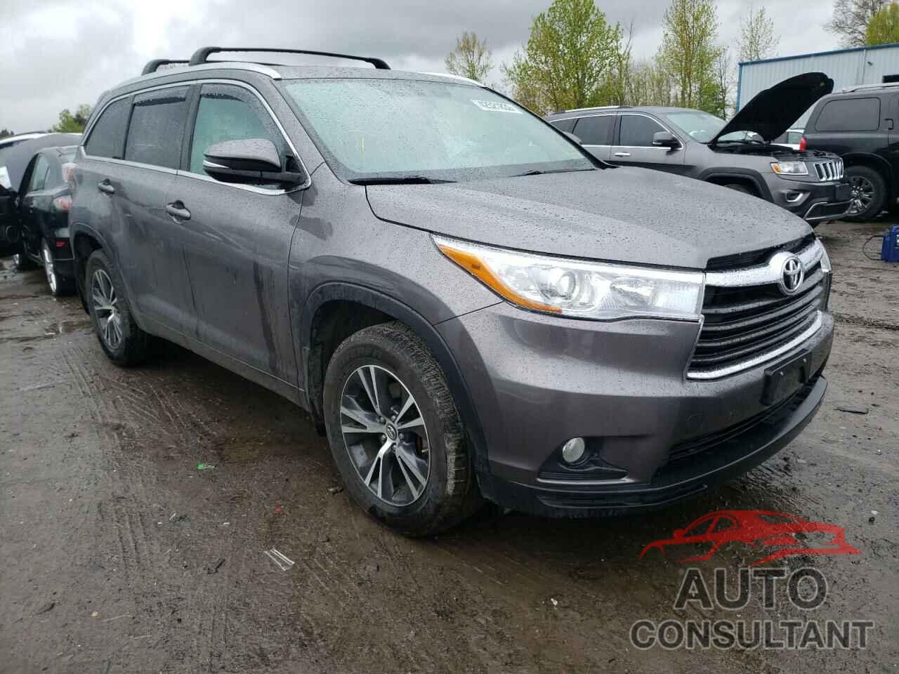 TOYOTA HIGHLANDER 2016 - 5TDJKRFH8GS332775